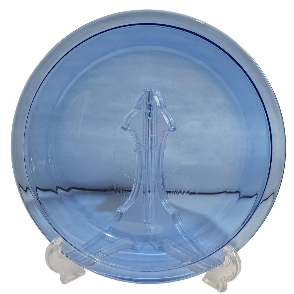 Pyrex Cobalt Blue Pie Plate 9" glass dish vtg corning kitchen bakeware 3/4qt - Picture 2 of 8